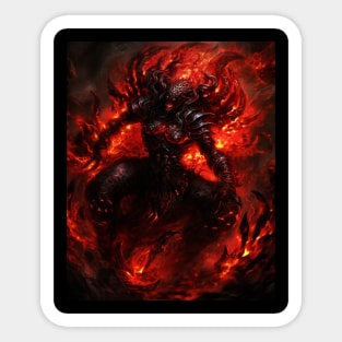 Unbegotten Deity of Fire Sticker